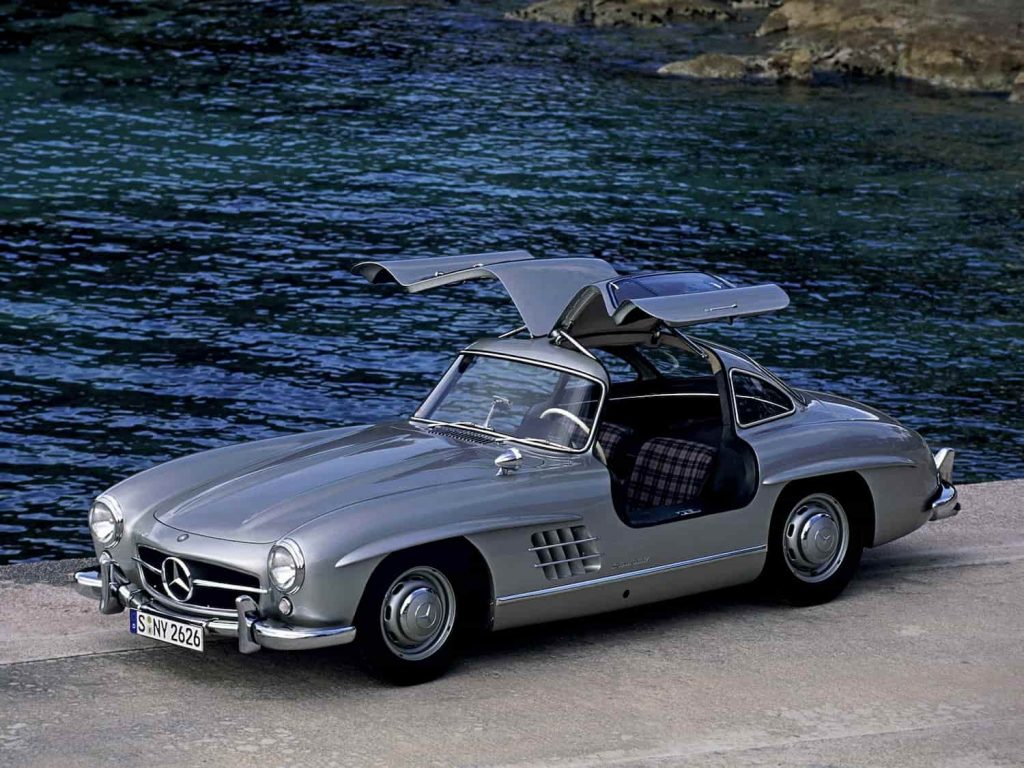 Mercedes-Benz as a gullwinged coupe (1954-1957)