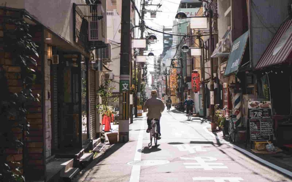 Narrow Japanese Street