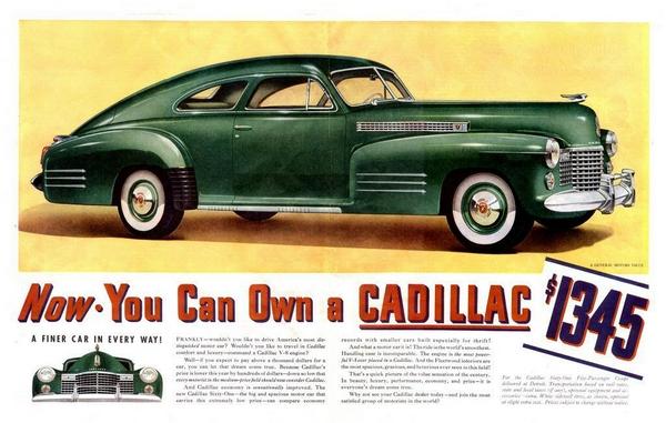 You too can own a cadillac