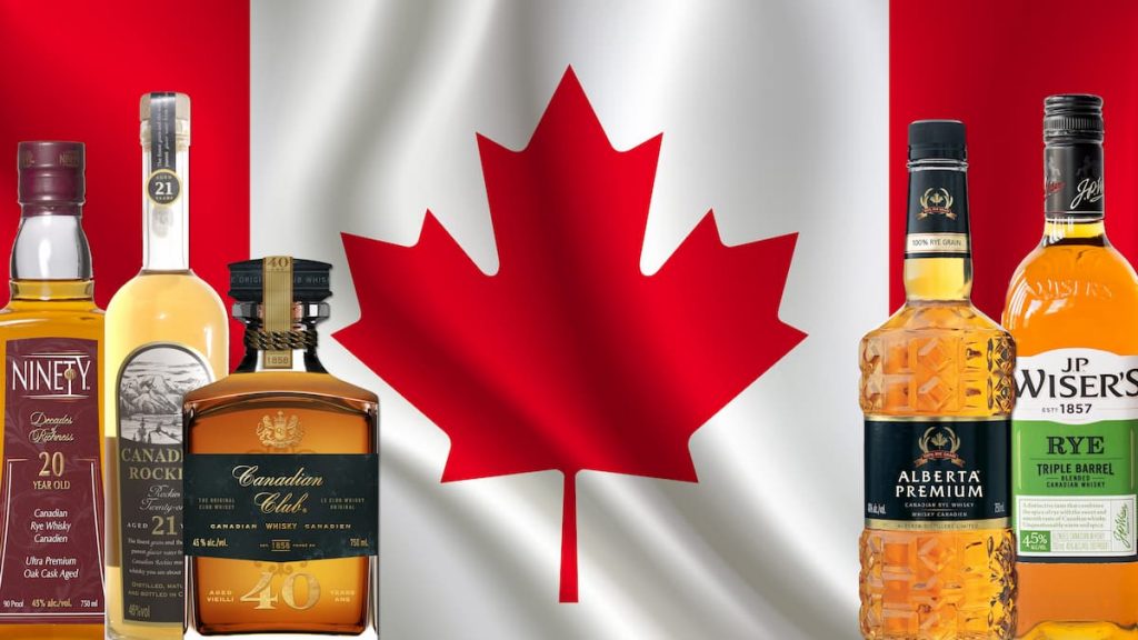 Canadian Whiskey Selection