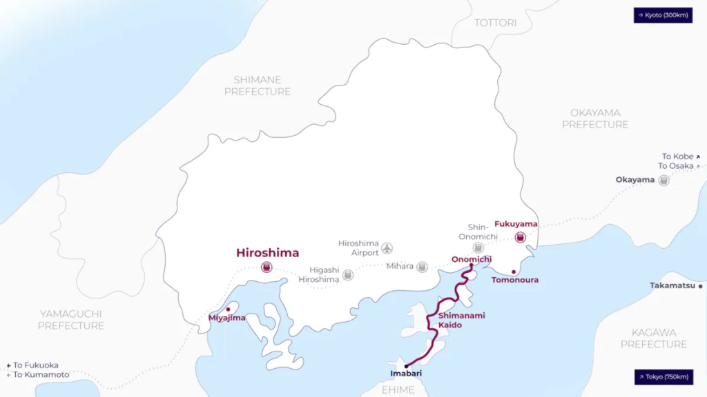 Map of Hiroshima