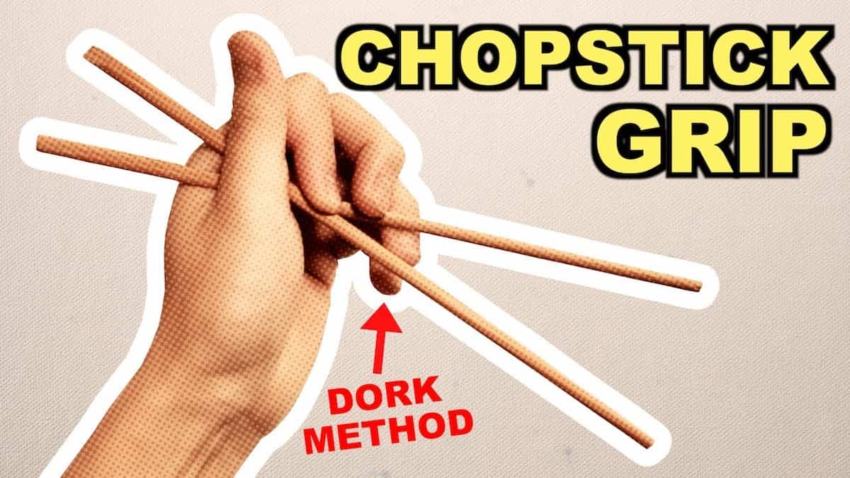 Hold Chopsticks Correctly Please