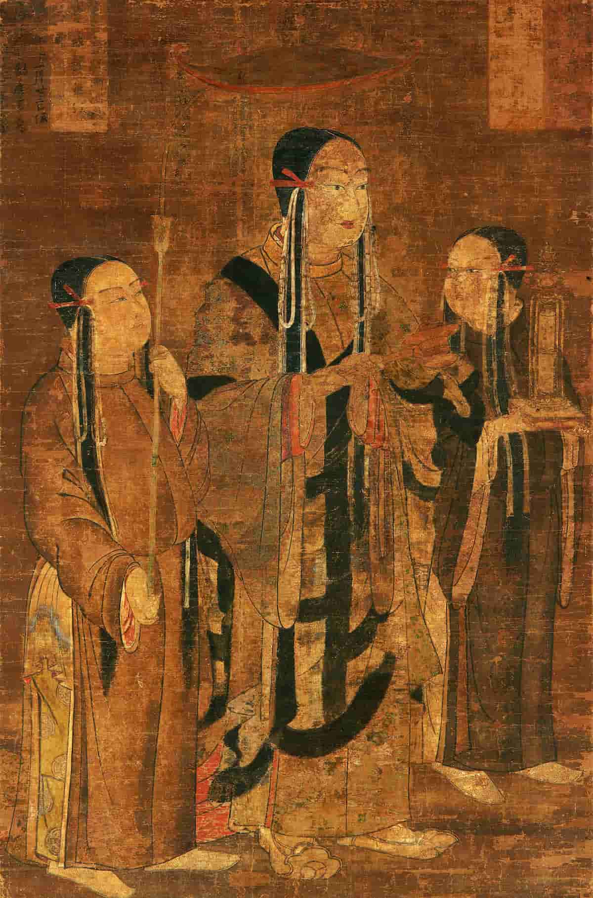 Prince Shotoku with Attendants - 13th century - Land Of The Rising Son