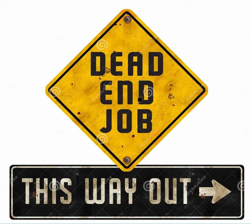 dead-end-job-sign - Land Ωf The Rising SΩN - cybersensei