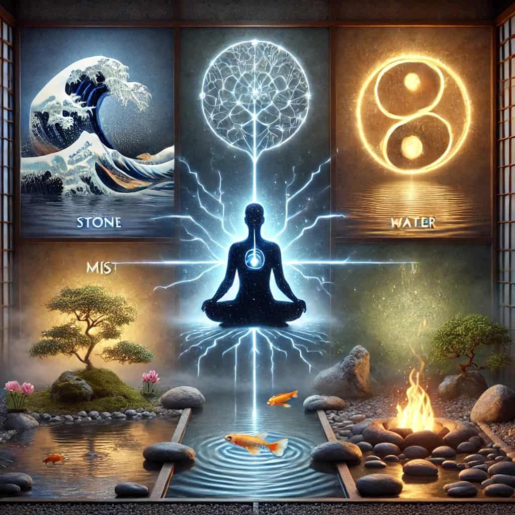 four pillars of homeostatic holism—physical, emotional, mental, spiritual